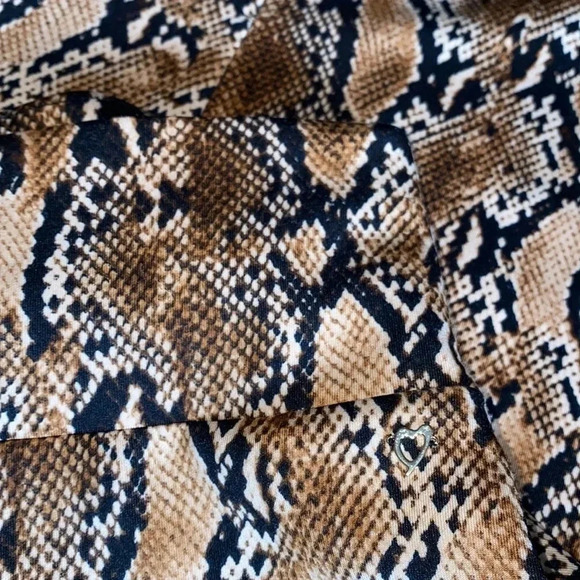 Thalia Sodi snake print high waisted midi pencil skirt Sz M New - Picture 13 of 16